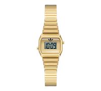 Digitaluhr ADIDAS ORIGINALS "DIGITAL TWO XS", gold (goldfarben), Armbanduhren, Damen, Digitaluhr, Quarzuhr, Armbanduhr, Damenuhr, Edelstahlarmband, digital (83458314-0) goldfarben