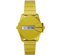 Digitaluhr DIESEL "BABY CHIEF", gelb (neongelb), Armbanduhren, Damen, Quarzuhr, Armbanduhr für Damen und Herren, digital (94958441-0) neongelb