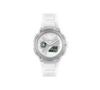 Digitaluhr LACOSTE "LC33", weiß (weiß, weiß, weiß), Armbanduhren, Damen, Digitaluhr, Quarzuhr, Armbanduhr, Damenuhr, Herrenuhr, Silikonarmband, analog (52952449-0) weiß, weiß, weiß