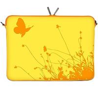Digittrade LS114-10 Summer Summer Designer Schutzhülle für Laptops und Tablets mit einer Bildschirmdiagonale von 25,9 cm (10,2 Zoll) gelb-orange