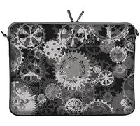 Digittrade LS118-15 Mechanics Designer MacBook Pro 15 Zoll Tasche aus Neopren bis 39,1 cm (15,6 Zoll) Mac Book Schutzhülle PC Computer Case Cover grau