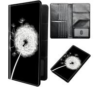 DIGTIALL Reisepasshülle Hülle Reisepass Brieftasche Reisebrieftasche Organizer mit RFID-Blockierung Reisepass Kartenhalter Brieftasche Familie Reisepasshalter Schutzhülle für Damen, Herren, Löwenzahn