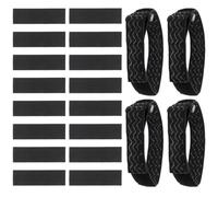 DIKACA 2 Satz Verstellbare Anti Entblößungs Stiefelriemen für Kniehohe Stiefel Rutschfeste Gummibänder mit Klebeband Wiederverwendbare Stiefel Befestigung für Damen