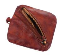 DIKACA Kleine edle Geldbörse Damen mit Münzfach Schlankes Portemonnaie für Herren und Frauen Handgefertigt Langlebig Modisch Vielseitig für Karten Bargeld und Kleingeld Praktische Mini