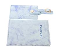 DIKACA PU Leder Reisepasshülle mit Marmoroptik Leichter Reisepassschutz Langlebige Passport Tasche für Damen und Herren Modischer Reisepass Organizer für Reisen und Urlaub