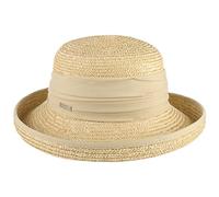 Dilara Strohhut Seeberger Damenhut mit Umschlag Sonnenhut, Natur, One size