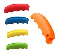 Dilireba 5 STÜCK Tragegriff Für Einkaufstüten, Lebensmittel Tasche Halter Griff, One Trip Grip, Tragegriff Für Einkaufstaschen, Silikon Einkaufstasche Halter Tragetasche, rot,Gelb,Blau, grün, orange