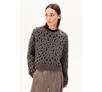 DILIRIAA LEOPAA STRICKPULLOVER | recyceltem Woll-Mix - braun (XS)