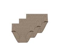 Dilling Midi Slip aus 100% natürlicher Merinowolle für Damen - Braun meliert 36