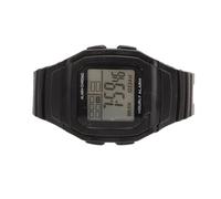 Dilwe Digitale Sportuhr, Chronograph, Multifunktional, Wasserdicht, Retro, für Studenten, Herren, ABS, Edelstahl, PU-Kunststoff, Schwarz (Black)