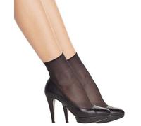 DIM 2P Sublim Voile Brilliant Ankle Socks Schwarz Polyamid One Size Damen