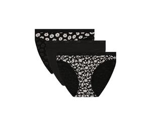 Dim - Bekleidung Pockets Coton Slips X3 - Schwarz - Größe 44 - 46