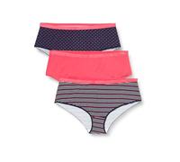 Dim Boxer Damen Les Pockets Baumwolle Farben & Muster x3 Lot Pretty Rose XL