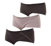 Dim Hipster Les Pockets Baumwolle mit Farben & Mustern Damen x3, Multicolor, M