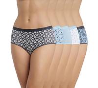 DIM Boxer Lot Les Pockets Baumwolle Farben & Muster Frau x5 Lot Bluebell XXS-XS