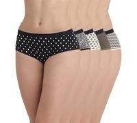 DIM Boxer Lot Les Pockets Baumwolle Farben & Muster Frau x5 Mehrfarbig M