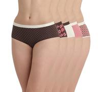 DIM Boxer Lot Les Pockets Baumwolle Farben & Muster Frau x5 Mehrfarbig M