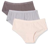 Dim Hipster Shorty Les Pockets Ecodim Mit Extra Flachen Abschlüssen Damen x3, Multicolor, L