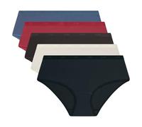 DIM Boxershorts Damen 5er Pack | Les Pockets Ecodim Weiches Gefühl | Stretch-Baumwolle | Extra flache Verarbeitung | Täglicher Komfort | Mehrfarbig