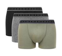 Dim Boxershorts Green Bio-Baumwolle Herren x3, Multicolor, XL