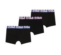 DIM Boy - Boxer Ecodim Cotton Stretch x3 | DIM-Logo-Gürtel | Dehnbarer Komfort | Moderner Stil Schwarz 12 Jahre