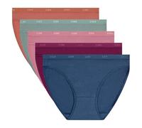 DIM Culottes Femme Lot de 5 | Les Pockets Ecodim | Coton & Élasthanne | Ceinture Confort | Multicolores | Invisibles Sous Les Vêtements