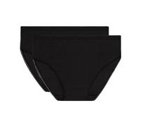 Dim Damen-Höschen Maxi Pur Cotton x2 Schwarz S