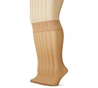 DIM Damen-Kniestrümpfe Beauty Resist Transparent x6 | Langanhaltender Komfort | Verstärktes Netz | Lycra Anti-Fleck | Optimaler Halt