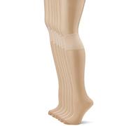 DIM Damen-Kniestrümpfe Beauty Resist Transparent x6 | Langanhaltender Komfort | Verstärktes Netz | Lycra Anti-Fleck | Optimaler Halt