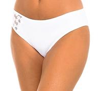 Dim Damen Slip Generous Stickerei x1 Weiß L
