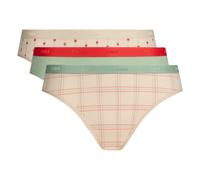 DIM Damen Slip Les Pockets Baumwolle x3 | Mehrfarbiger Slip-Satz | Komfort Baumwolle & Elastan | Weicher Bund | Täglicher Stil Damen Slip-Satz Les Pockets Baumwolle x3