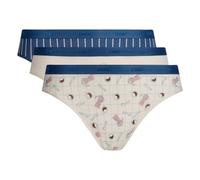DIM Damen Slip Les Pockets Baumwolle x3 | Mehrfarbiger Slip-Satz | Komfort Baumwolle & Elastan | Weicher Bund | Täglicher Stil Damen Slip-Satz Les Pockets Baumwolle x3