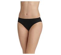 Dim Damen Slip Les Pockets Ecodim Mikrofaser x2 Lot Schwarz/Weiß S-M