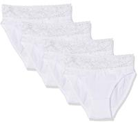 Dim Damen Slip Midi Täglich Baumwolle Feminine x4 Weiß S