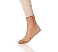 Dim Socken Kurze Sublim Glänzende Damen x2, Beige, One Size