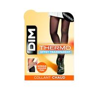 Dim Damen Thermo Chaud et Transparent 80d X1 Strumpfhose, Schwarz, S-M