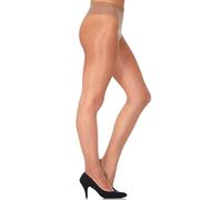 Dim Strumpfhosen Flachbauch-Effekt Sublim Damen x1, Beige, L