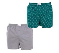 Dim Ecosmart Weite Boxershorts 100% Bio-Baumwolle Herren x2, Multicolor, XL