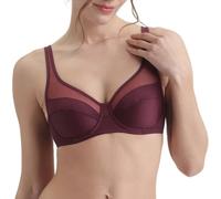 DIM Femme - BH Generous Classic x1 | Perfekter Halt für große Brüste | Dicke Mikrofaser und Stretch | U-förmiger Rücken und breite Träger | Moderner Look und absoluter Komfort Feige 80D