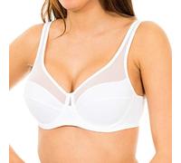 DIM Femme - BH Generous Classic x1 | Perfekter Halt für große Brüste | Dicke Mikrofaser und Stretch | U-förmiger Rücken und breite Träger | Moderner Look und absoluter Komfort