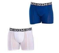 Dim Boxershorts Lange 3D Flex Air Atmungsaktiv Herren x2, Multicolor, XXL
