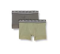 Dim Herren Boxer Stay and Fit 3D Flex Baumwolle x2 Olivgrün/Militärgrau L