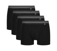 DIM Herren Boxershorts 4er Pack | Ecodim Cotton Stretch | Dauerhafter Komfort und optimaler Halt | Klassischer Gürtel. Schwarz L