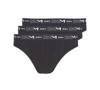 DIM Herren Slip 3er Pack | Bequeme Stretch-Baumwolle | Optimaler Halt | Ohne Etikett Schwarz L