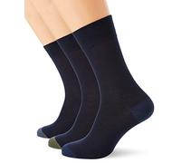 DIM Herren - Socken aus Baumwolle Mix & Match x3 | Komfort und Atmungsaktivität | Diskreter zweifarbiger Style Trio Marineblau 43-46