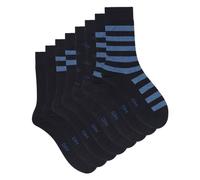 Dim Herrensocken Gestreift Ecodim Style x4 Marineblau 40-45