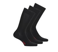 DIM Homme - 3er-Pack atmungsaktive Baumwollsocken | Täglicher Komfort | Französische Marke. Schwarz 43-46