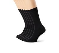 DIM Homme - 6er-Pack Socken aus Baumwolle | Atmungsaktiver Komfort | Französische Marke Schwarz 39-42