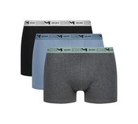 DIM Homme - Boxershorts Coton Stretch Bio x3 | Ökologisch verantwortungsvolle Unterwäsche GOTS & Oeko-TEX® Zertifiziert | Täglicher Komfort | Recycelbare Verpackungen Mehrfarbig L