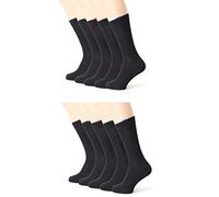 DIM Homme - Socken Ecodim x10 | Verstärkte Fersen & Zehen | Weiche Baumwolle Feinmaschig | Täglicher Komfort. Schwarz 39-42